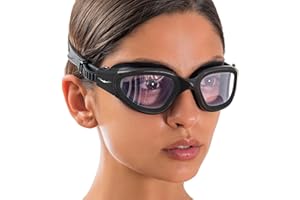 AqtivAqua Gafas de Natación DX, Gafas Natacion de Visión Amplia para Hombres y Mujeres Adultos, Anti Vaho Sin Fugas