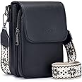 MUIIKOLA Small Phone Shoulder Bag，PU Leather Women's Cross body Bags Handbag with Card Slots, with Adjustable Wide Strap，Versatile Crossbody Bags for Women with Multiple Pockets