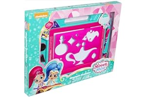 SAMBRO- Shimmer&Shine Shimmer and Shine Pizarra Magnética, Color Morado/Verde (SHI-Y17-4222)