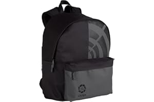 Mochila Escolar - LaLiga - Compartimento Principal y Bolsillo Frontal - Gris Oscuro y Negro - Porta ordenador e Interior Forrado - Tirantes Ergonómicos y Acolchados - 41 x 31 x 13,5 cm - Toybags