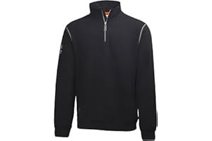 Helly Hansen Workwear Sweatshirt mit Reißverschluss Oxford HZ Sweater 990, Größe XL, schwarz, 79027