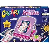 Ravensburger - Il Mio Fantastico Atelier CreArt, Set con Cavalletto Tema Unicorni, Dipingere con i Numeri, Gioco Creativo Bam