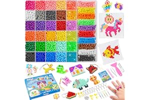 JOEJONI 30 Farben Wasserperlen Nachfüllset für kinder, 4000pcs Wassersperlen Starter set, Wasserperlen für Kinder, Leuchten im Dunkeln Wasserperlen für Kinder, für Anfänger DIY Spielzeug