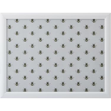 OP BESTELLING: Gegalv. stalen dienblad geh. zilver 31,5 x 21,5 cm