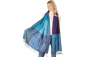 LOVARZI Women's Scarf - Gorgeous Paisley Pashmina Scarf/Shawl for Women