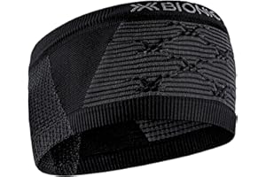 X-BIONIC Fascia per sport invernali - alte prestazioni, banda antisudore e tecnologia 3D Bionic Sphere - comfort e termoregolazione ottimali durante lo sci e lo snowboard - Nero/Grigio, L/XL