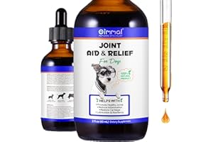 VFjVlVdG Pain Relief for Dogs, Dog Pain Relief Liquid, Hip & Joint Care for Dogs - Fast-Acting Formula for Joint Pain and Inflammation (60ML)