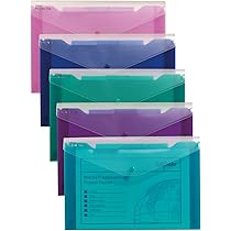 Snopake A4 FileLastic – Classic Assorted [Pack Of 5] 3 Flap - View #8