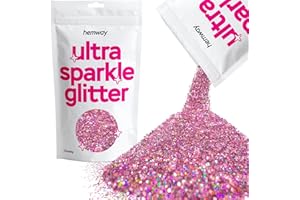 HEMWAY Paillettes roses holographiques ultra scintillantes pour ongles visage festival Noël Halloween maquillage 100 g/3,5 oz