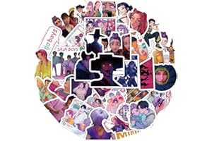 SSKHE 74PC K-Kpop D-Demon H-Hunters Stickers Set, Waterproof Decals, for Scrapbooking, Laptop, Luggage, Skateboard, Birthday Party, Fans Gift, Kids Collectible, Art Craft Supplies