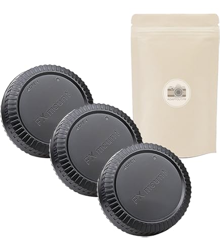 Tappo Corpo Macchina + Copriobiettivo Posteriore Per Fuji X - Adaptout - Foto 8