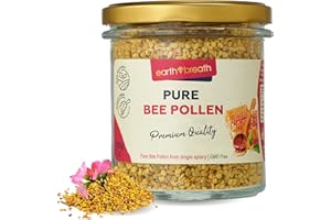 Earthbreath Bee Pollen Granules - 200gr - Pure Raw Natural - Healthy Immunity Support - Free from Any Artificial Additives