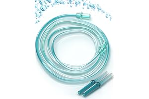 ‎MAPEAU Sauerstoff Verlängerungsschlauch Maske, Nasenbrille mit 2 Verbinder, Silikon-Schlauch 2.1 mtr. Verbindungsschlauch, Mapeau O2 Schlauch für Atemtherapie- und Inhalationsgeräte