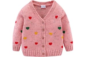 Mud Kingdom Girls Cardigan Sweaters Cute Colorful Love