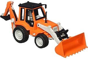 Driven by Battat – Toy Backhoe Loader for Kids – Small Digger Truck Toy – Construction Vehicle Toy – Movable Parts – 3 Years + – Micro Backhoe Loader