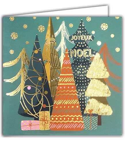 Lot De 8 Cartes De Vœux Et Enveloppes De Sapin De Noël De Poméranie