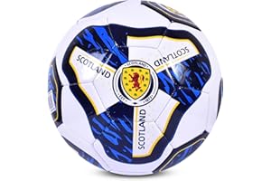 Hy-Pro Officially Licensed Scotland FA Football – Size 5, Tracer Design, Training, Match, Merchandise, Collectible For Kids and Adults