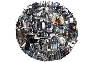 Evadollina Halloween Scrapbook Stickers, 50 Stück Witchy Magic Aufkleber, Halloween Aufkleber für Erwachsene, Scrapbooking, Journaling, Planer, Laptops (Schwarz)