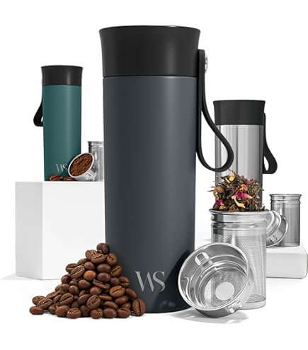 Mont-Clair Koffie thermoskan 550 ml thermosbeker 100% waterdicht