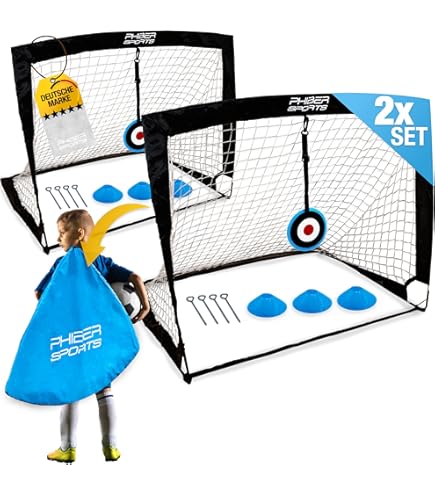 Porte Pop-up Schildkröt 120x80 Cm | Per Calcio E Hockey | Facili Da Montare | Con Borsa - Foto 5