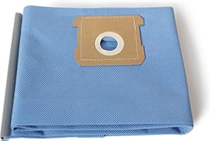 MI:KA:FI Sacchetto filtro riutilizzabile | Ricambio per sacco cattura sporco Einhell 23.511.59 | per aspirapolvere a secco da 12 l + aspirapolvere industriale