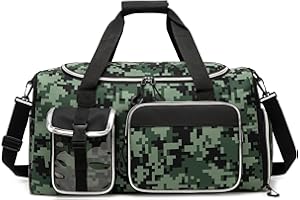 HTgroce Bolsa de Viaje Niños Bolsa Deporte Niños Plegable de Futbol Gym con Compartimento Zapatos