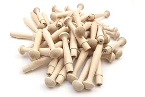 OAKCRAFTS Birch Shaker Peg 3.5" / 89mm (Pack of 50)