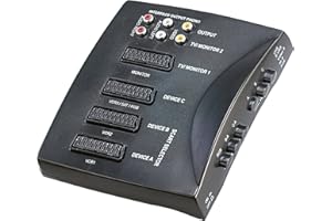‎AUVISIO auvisio SCART-Video Profi-Controller 3an1, RGB-fähig
