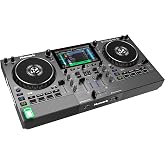 Numark Mixstream Pro Go Amazon Music-Enabled Battery-Operated DJ Control Unit/Player with Speaker
