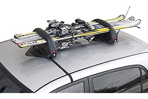 OTOTOP Portasci Magnetico per 3 paia di Sci o 2 Snowboard