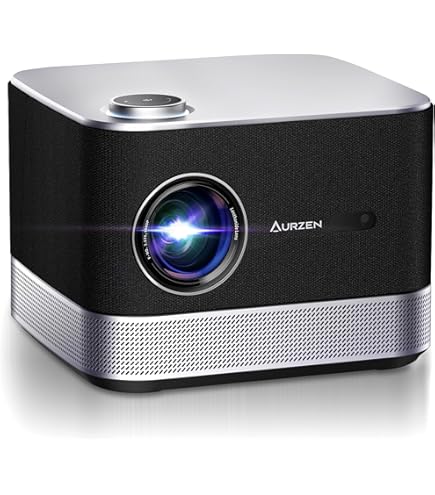 Mini Projector, SOPPY 2025 Upgraded 4K Projector With HiFi Sound & TOF