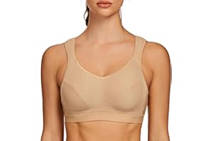 AGONVIN Extreme Control Sujetador Deportivo para Mujer Sin Relleno