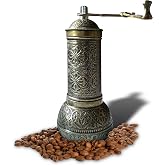 Binbir Trend Nostaljik Osmanlı Kahve Değirmeni, Baharat Değirmeni Topuz Hazneli (Sarı Oksit)