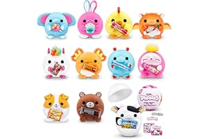 Snackles Series 1 - Surprise Plush, Ultra Soft , Cuddly Squishy Comfort, 14 cm, with License Snack Brand Accessory, Ages 3+ (Small), Styles May Vary