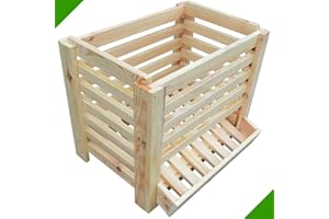 FRÖSCHL AUTOZUBEHÖR 60 x 50 x 40 cm Lebensmittelkiste Kiste aus Holz Holzkiste für Bälle Kartoffelkiste Obstkiste Früchte Obst Futtermittel Unbehandelt Lagerkiste Aufbewahrungskiste Allzweckkiste