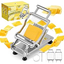 Huanyu Commercial Cheese Slicer with 1cm & 2cm Cutting Board