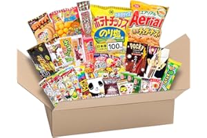 Party BOX Boîte de collation de fête populaire japonaise populaire Dagashi Japon Boîte de chocolat aérienne Pocky avec AKIBA KING