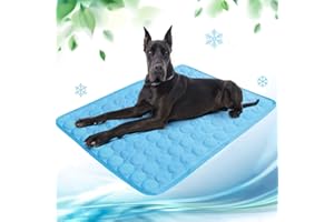 NIBESSER Tappetino Refrigerante per Cani Grandi Tappetino Rinfrescante per Gatti Impermeabile Antiscivolo Tappeto Refrigerante Cane per Cuccia Casa Viaggio Macchina?2XL-150x100cm?