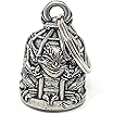 Caged Gremlin Motorcycle Biker Bell Accessory or Key Chain for Luck