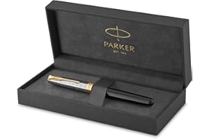 PARKER Pióro wieczne Sonnet Metal & Black | lakierowane | stalówka typu F
