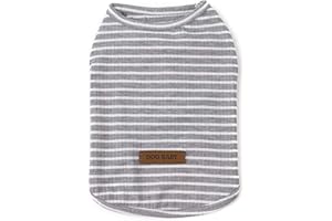 Harfkoko Jersey para Perro o Gato Pequeño/Ropa Cómoda de Punto para Mascotas Suéter de Abrigo para Mascotas Rosa Rojo Azul Gris Hierba - Peso 1,2-9,0 kg