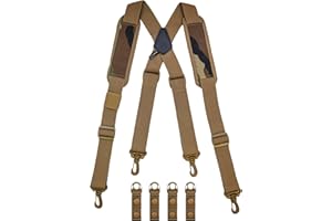 MeloTough Bretelle tattiche, reggicalze per cintura da lavoro con spalla regolabile imbottita