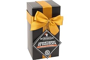 CHEVALIERS D'ARGOUGES MAÎTRES CHOCOLATIERS FRANÇAIS Chevaliers d'Argouges - Assortiment de chocolats noir 70% - Ballotin cadeau - 185g