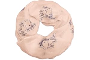 SOULCATS Soul-Cats® Children Loop Scarf Unicorn Cotton Viscose Pink Sparkle