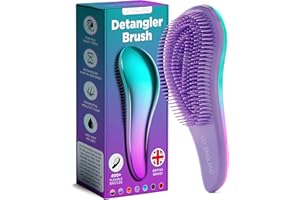 Szczotka do włosów bez szarpania | Idealna szczotka do loków, grubych, cienkich, długich, krótkich lub prostych włosów | Szczotka do rozplątywania dla kobiet i dzieci w szlachetnym kolorze różowego złota, Lily England