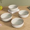 The Earth Store Ceramic Mixing Bowls Set Of 2 - 500ML Each, Sky Blue Marble, Dishwasher & Microwave Safe - View #2