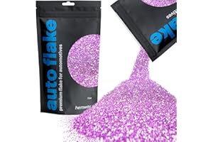 Hemway Premium Automotive Glitter Flake Paint Additive - Lavender Purple | 100g Fine Metal Flakes for Car, Truck, RV, Motorbike & Boat Decoration | Mix with Auto Paint