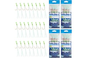 GeeRic 24 Pack Sea Fishing Rigs Mackerel Feather Rigs