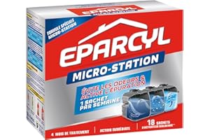 Eparcyl Micro-station – (18 Sachets) Activateur Biologique pour Fosses Septiques – Entretien Fosses Septiques