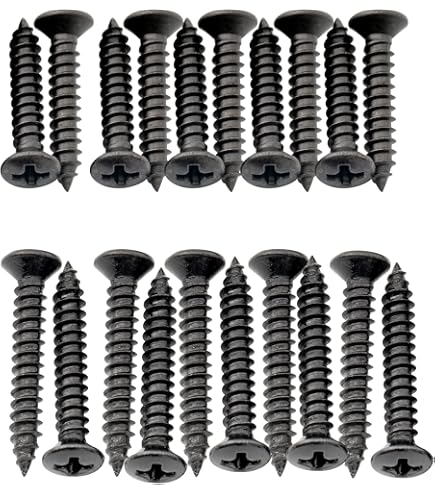 Lot De 6 Vis Et Ressorts M3x25mm Pour Micro Humbucker Guitare électrique - Acier, Tête Phillips - Pièces De Rechange